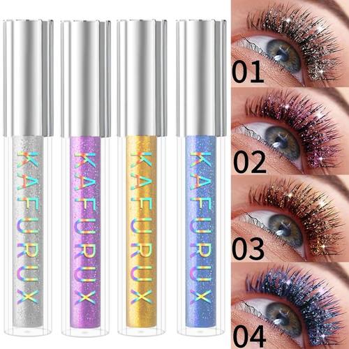 1PC Diamond Mascara Shining Sweet Proof Glitter Eyelashes Qu