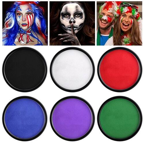 Black White Red 30G Monochromatic Water Solubility Body Make