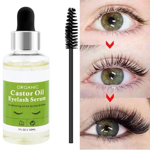 New Eyebrow Eyelash Growth Oil Natural Castor Oil Eyelashes