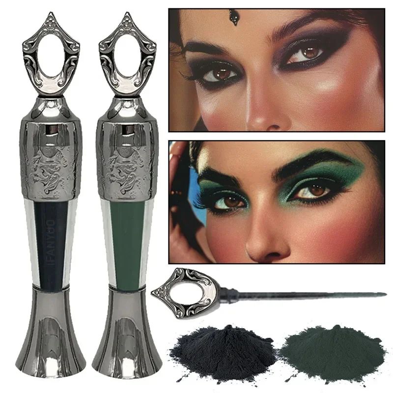 Retro Bottle Powder Eyeliner 2Color Mineral Powder Eye Liner