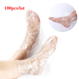 100PCS Transprent Disposable Foot Bags Detox SPA Covers Pedi