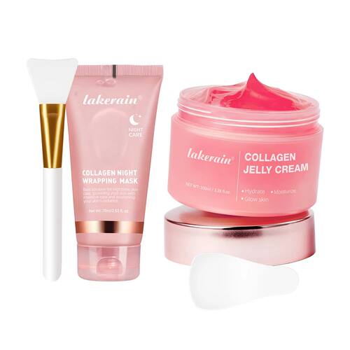 Collagen Jelly Cream Hydrolyzed Collagen Overnight Facial Ma