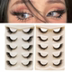 Win End Cross 5Pairs Eyelash Long Elongated Eye Extension