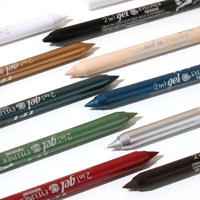 Waterproof Eyeliner Gel Pencil Red Brown White Ultra-slim So