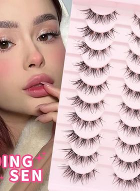 Cat Eye Lashes 10pairs False Eyelashes Natural Eyelashes Ani