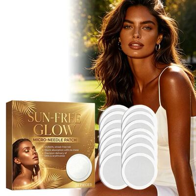 Sunless Tanning Microneedle Patch 14Pcs Self Tanner Stickers