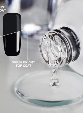 AWStorG 15ML Super Top Coat Nail Art Gel Varnish Semi Perman