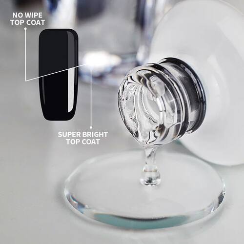 AWStorG 15ML Super Top Coat Nail Art Gel Varnish Semi Perman
