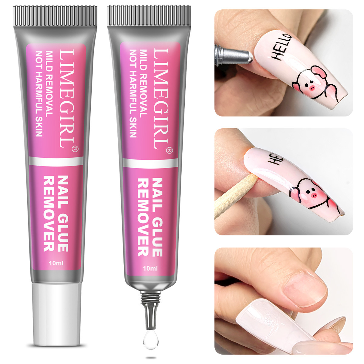 UV/LED Nail Tips Glue Gel  for False Nails UV Strong Ahesive
