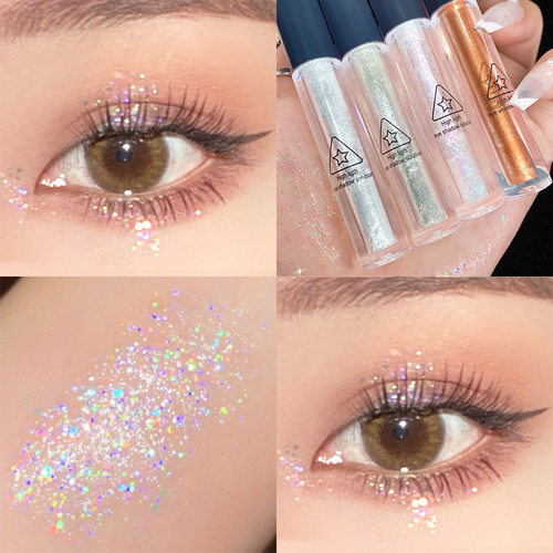 1PC Diamond Liquid Highlight Face Glittering High Gloss