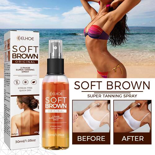 Tanning Spray Accelerate Darker Natural Sunless Booster Sola