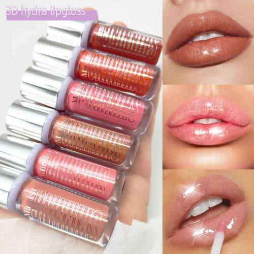 6 Mirrored Lip Gloss Moisturizing Lip Glaze Colored Lip Glos