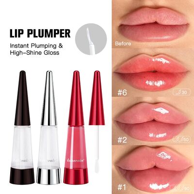 Lip Plumper Moisturizing Lip Gloss Transparent Plump Lips Ca