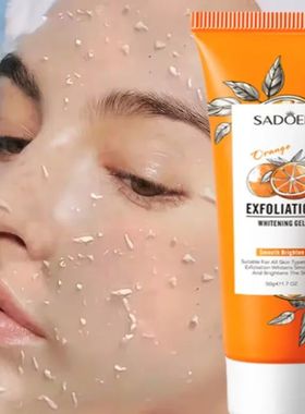 Orange Exfoliating Peeling Gel Facial Scrub Moisturizing Nou