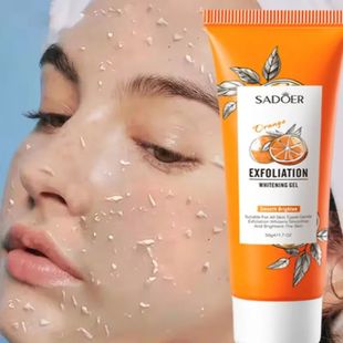 Orange Exfoliating Peeling Gel Facial Scrub Moisturizing Nou