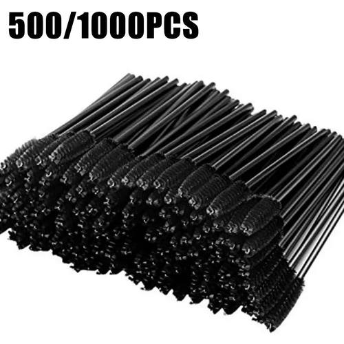 500/1000PCS Eyelashes Brushes Set Wholesaler Disposable Lash