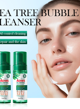 Acne Pore Skin Care Kit Tea Tree Face Cream Cleanser Toner