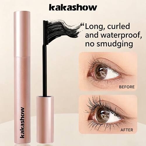Long Lasting Curling Mascara, Waterproof & Sweatproof, No Cl