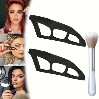 Hypoallergenic Oval Eyeshadow Stencil Tool for Beginners  wi
