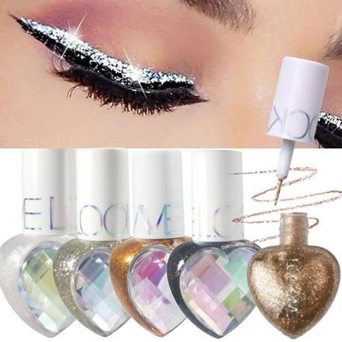 1PC Fine Shimmer, Glitter, High Pigmentation, Silky, Non-sti