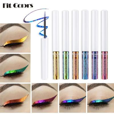 Chameleons Eyeliner Liquid Pearl Gloss Shiny Metallic Eyesha