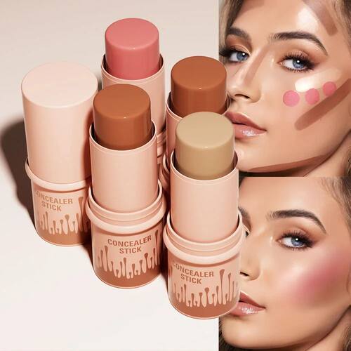 Makeup Face Contouring Bronzer Stick Highlighter 2 in 1 Matt