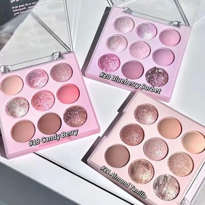 Ice Cream Eyeshadow Palette Glitter Rose Aegyosal Blush Oat