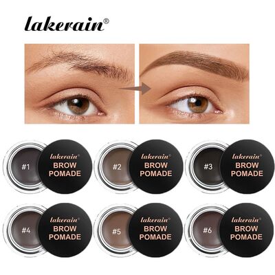 6Color Matte Black Wild Eyebrow Cream 3D Natural Tint Eyebro