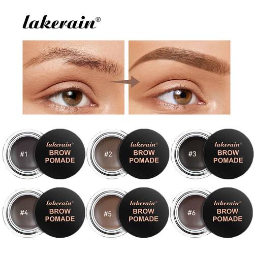 6Color Matte Black Wild Eyebrow Cream 3D Natural Tint Eyebro