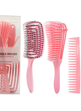 Hair Hrush Hair Comb Set Detangler Hairbrush for Curly Hair