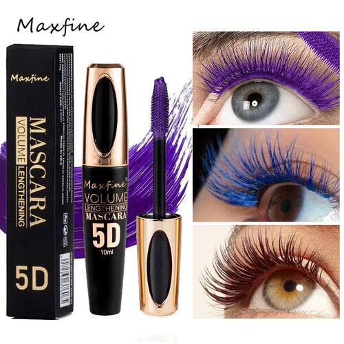 5D Silk Mascara with Big Eyes, Strong and Lasting Black Cont