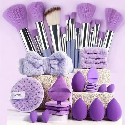33pcs beauty set makeup kit  large and small beauty sponges