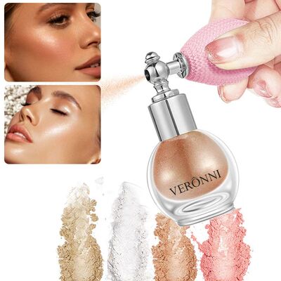 Glitter Body Highlighter Powder Spray Makeup,Shimmer Powder
