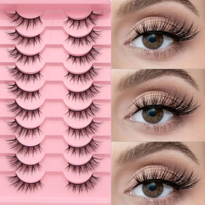 Cat Eye Lashes Create Natural Look Half Eye Lashes With Wing