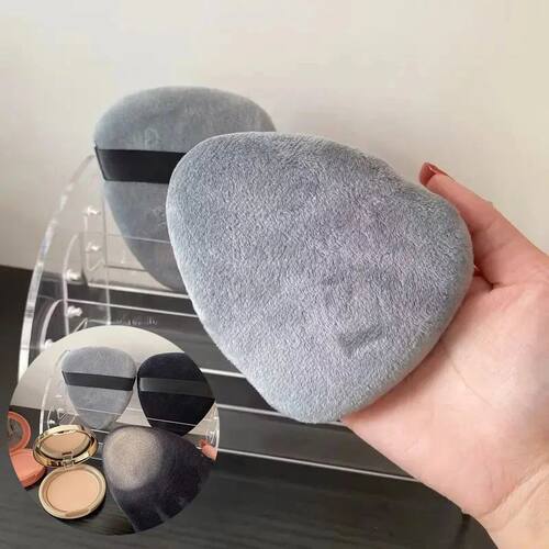 Large Drop Shape Velvet Powder Puffs Setting Loose Powder Fl