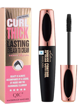 Waterproof Thick Mascara Slender Curly Silicone Brush Head
