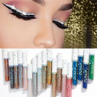 1PC Glittering Liquid Eyeliner and Eyeshadow, Smooth, Shimme
