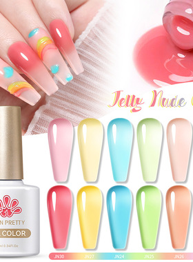 Nail Polish UV Hybrid Gel Lak Pink Red Series Gel Varnish