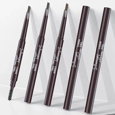 5 Colors Eyebrow Cosmetics Pencil Waterproof Double-headed E