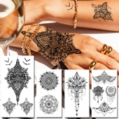 Tattoo Mandala For Temporary Women Men Henna Flower