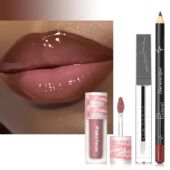 Shimmer Liner Moisturizing 3PCS Lip Gloss and Mud