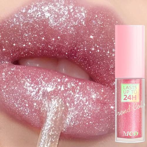 Glitter Lip Glaze Long Lasting Waterproof Liquid Lipstick De
