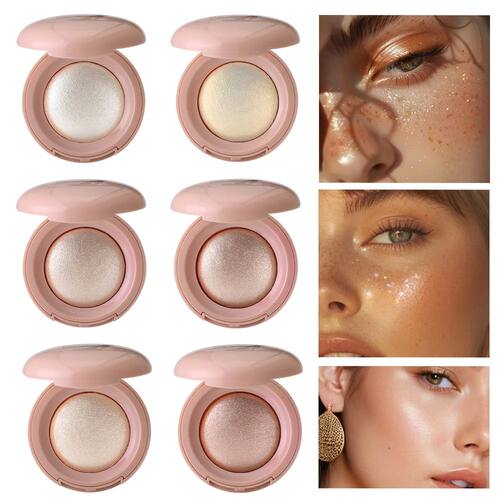 Long-lasting Waterproof Fine Shimmer Highlighter, Natural Gl