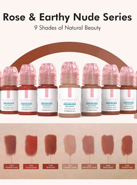 15ML Luxe PMU Pigment Europe's Best-selling 9 Colors Lip Tat