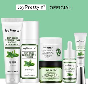 Toner Pore Skin Tea Face Tree Care Acne Cream Cleanser Kit