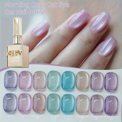 8pcs15ml Morning Dew Series cat eye nail polish gel  new cat