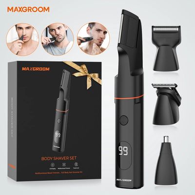 4 In 1 Body Hair Shaver Kits for Men Nose/Beard Hair Trimmer
