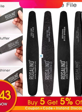 Nail File Nail Buffer Washable Grinding Polishing Sanding