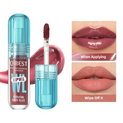 1PC mirror lip gloss, moisturizing, lightweight, non greasy,