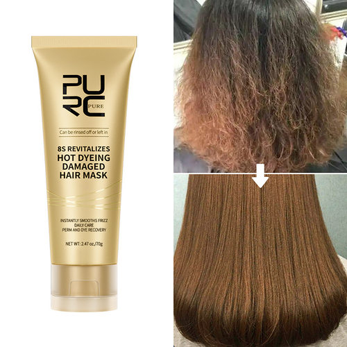 1pcs  Banana-flavored Brazilian Keratin Hair Treatment Repai